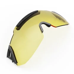 Introducing our Light Yellow lens with a Light Transmission Value (LTV) of 82%. Crafted for low-light conditions, including cloudy, rainy, and poor visibility days, this lens excels in Sporting, Trap, Skeet, and Hunting disciplines, providing light optimization. With its subtle Yellow/Light/Lemon color notes, it creates a gentle brightening effect, perfect for shooting during autumn or winter. The Light Yellow lens offers a gentle filtration, providing a natural and unobtrusive view of the scene with minimal contrast enhancement. The high light transmission enhances visual acuity by increasing the amount of light that reaches the retina, ensuring a clear and detailed view even in low-light situations. This versatile lens option is ideal for various shooting disciplines when a high-contrast boost is unnecessary, offering comfort and clarity during challenging lighting conditions. Embrace the subtle brilliance of our Light Yellow lens for an enjoyable and immersive shooting experience in low-light settings.