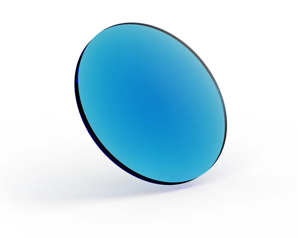 Introducing our Ice Blue lens with a Light Transmission Value (LTV) of 56%. Crafted for medium light conditions, this lens excels in Sporting disciplines, offering contrast decrease with a medium-high boost. With its captivating Blue/Turquoise/Cyan color notes, the Ice Blue lens is a specialty "Blue Hue" lens, originally designed to highlight the center of an archery target. The Ice Blue lens suppresses target orange to a dark grey by filtering red light, making it ideal for shooting "white out" targets against cloud cover that reflect the sun and become hard to see. It reduces the flash effect and helps produce clear definition of the target against the sky, enhancing target visibility in challenging lighting conditions. Moreover, this lens proves effective on black targets, providing deep, rich black enhancement and offering clearer definition and detail. Embrace the unique capabilities of our Ice Blue lens for improved target visibility, contrast control, and exceptional performance during your Sporting adventures.